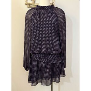 RAMY BROOK Avelina Geo Print Blouse In Mulberry Combo 6